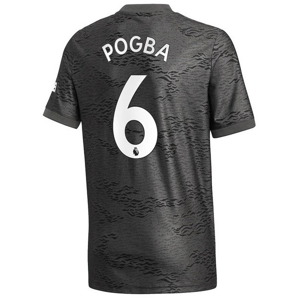 Trikot Manchester United NO.6 Pogba Auswarts 2020-21 Schwarz Fussballtrikots Günstig